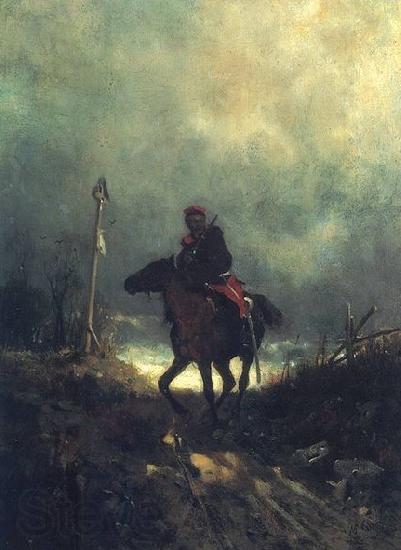 Maksymilian Gierymski Insurgent France oil painting art
